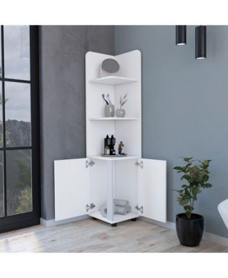 Accent Cabinet with Four Shelves – Stylish and Functional Storage