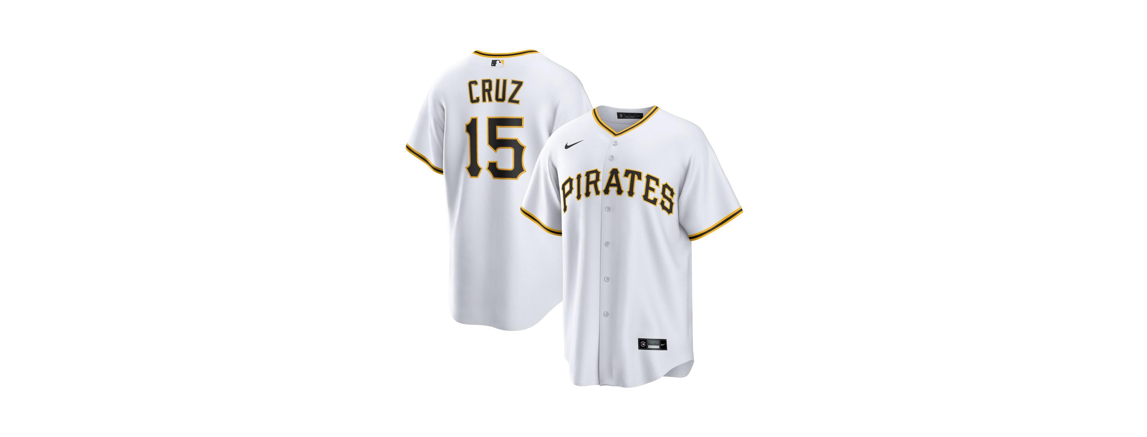 Nike Men's Oneil Cruz White Pittsburgh Pirates Home Replica Jersey