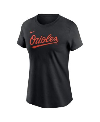 Women's Gunnar Henderson Black Baltimore Orioles Fuse Name Number T-Shirt