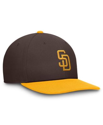 Men's Brown/Gold San Diego Padres Pro Performance Snapback Hat