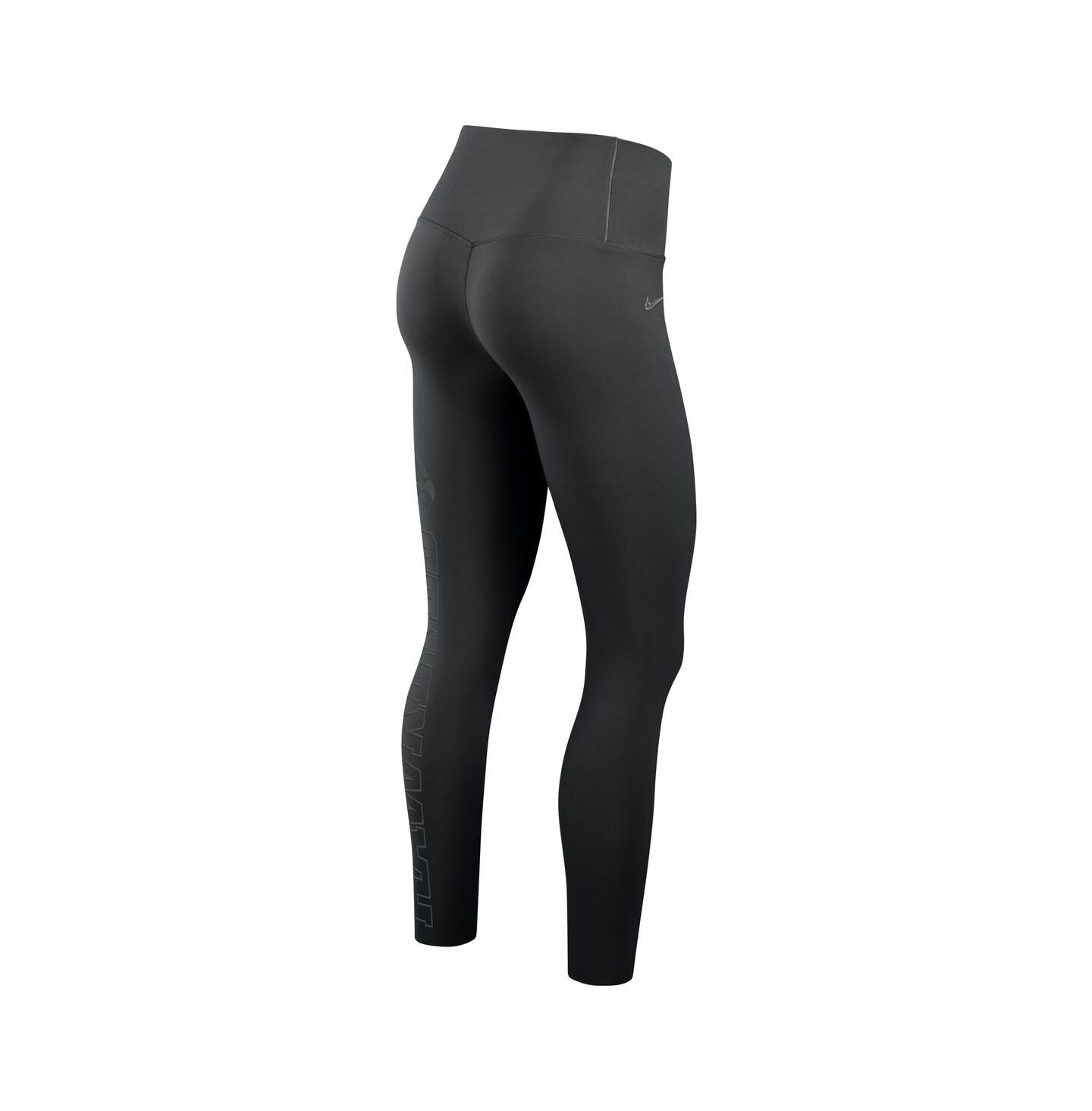 Женские леггинсы Nike Black Iowa Hawkeyes Zenvy Performance — фото 3