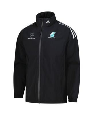 Mercedes PETRONAS ナイロンジャケット ブラック adidas Men's Black Mercedes-AMG Petronas F1 Team Wear