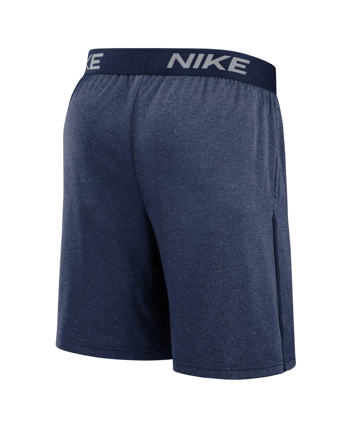 Nike Men's Navy Boston Red Sox Authentic Collection Performance Knit Shorts In Navy