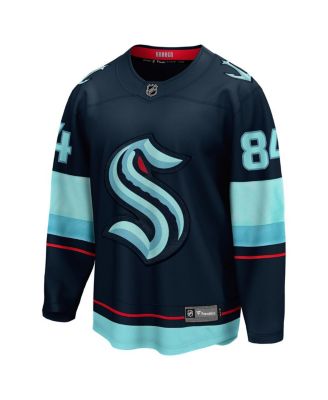 Men's Kaapo Kakko Deep Sea Blue Seattle Kraken Home Breakaway Player Jersey