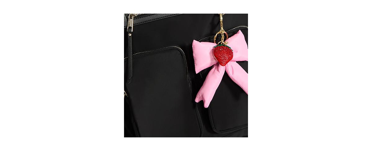 Shop Madden Girl Bow And Strawberry Bag Charms
