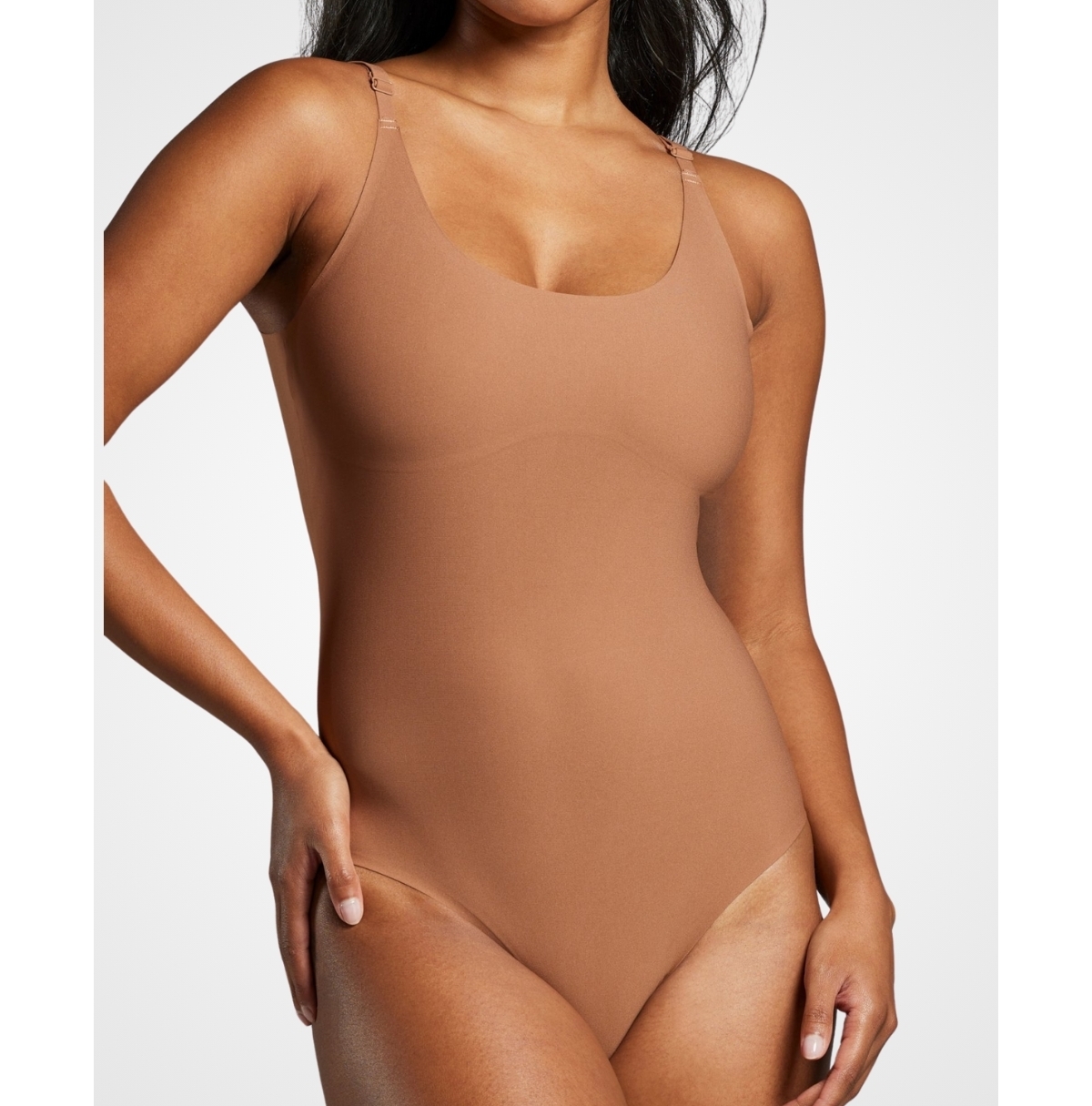Women's No-Show Bodysuit - Toffee