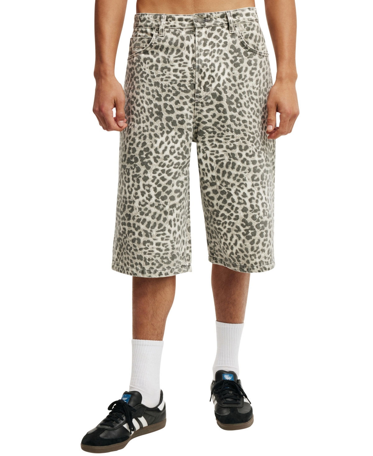 Shop Cotton On Men's Super Baggy Jort Shorts In Multi