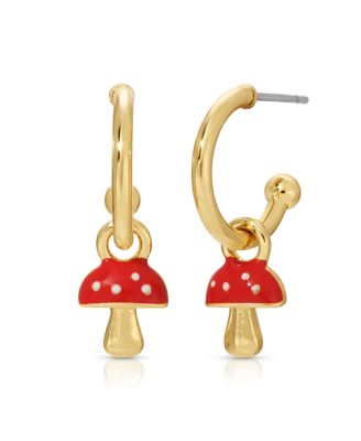 Hoops with Drop - Mushroom - BRING MAGIC