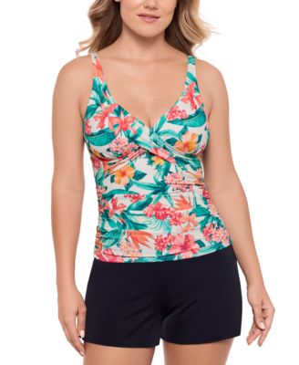 Womens Printed Tankini Swim Shorts Exclusively At Macys