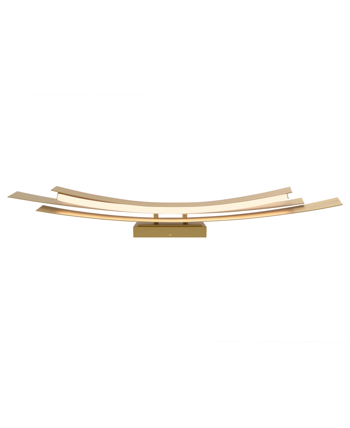 Shop Cwi Lighting 5.20" Metal Candora Integrated Led Vanity Light In Brass