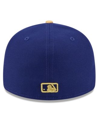 Men's Royal Los Angeles Dodgers 2025 Gold Collection Low Profile 59FIFTY Fitted Hat