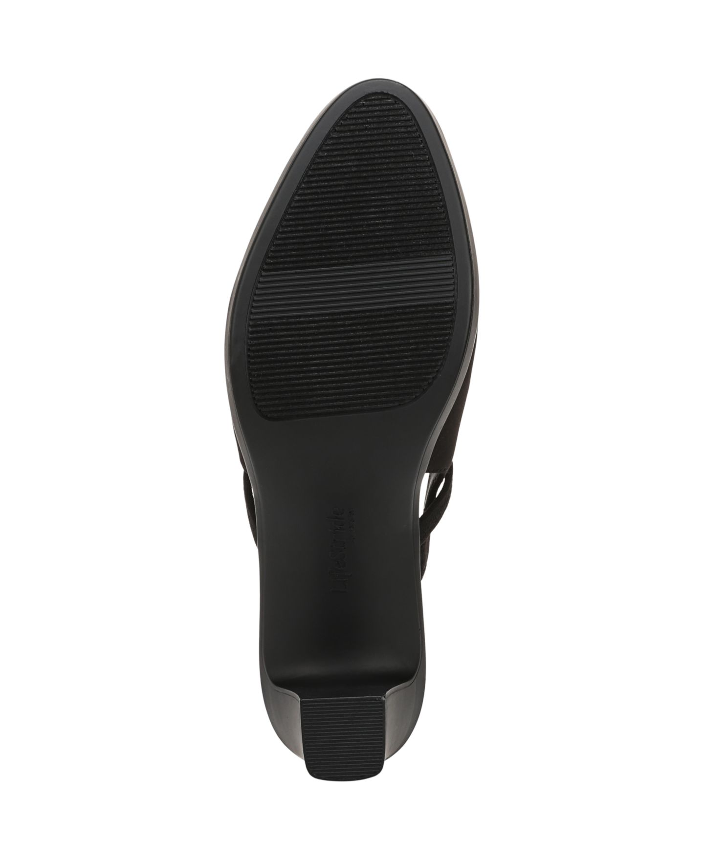 Женские туфли LifeStride Evoke Block Heel Slingback, цвет: Чёрный вязаный — фото 5