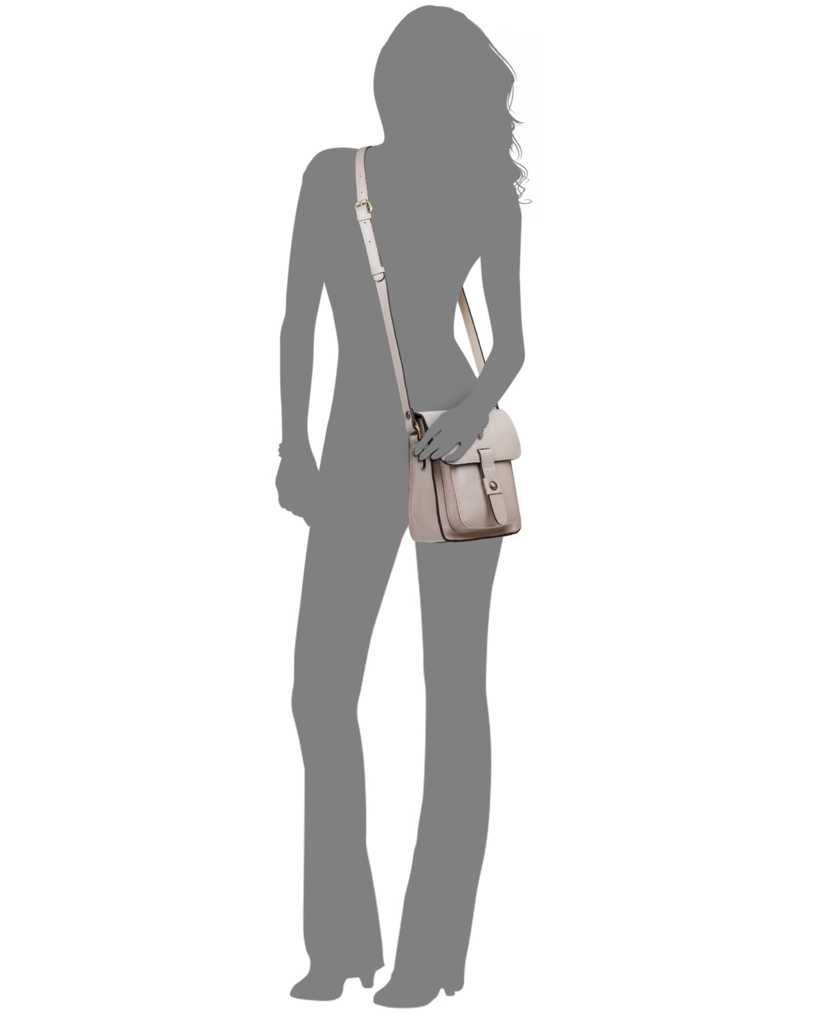 Shop Patricia Nash Lari Crossbody In Chalk White