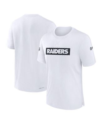 Nike - Men's White Las Vegas Raiders Sideline Player Performance T-Shirt
