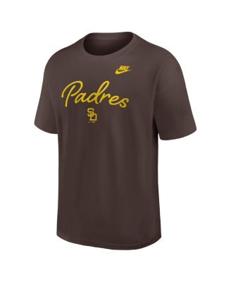 Men's Brown San Diego Padres Cooperstown Max90 T-Shirt