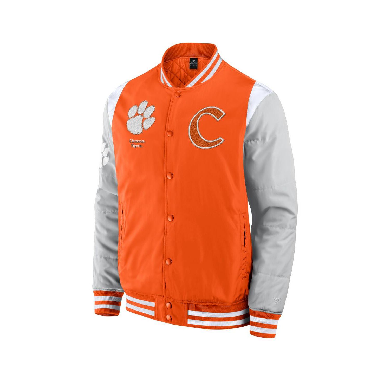 Men's Orange Clemson Tigers Elements Elite Full-Snap Jacket