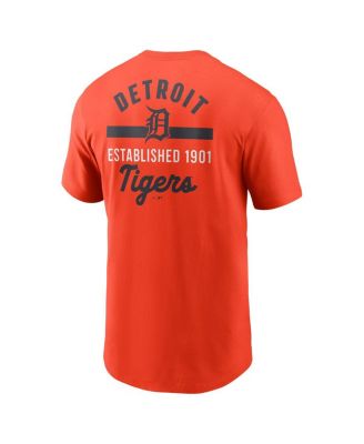 Men's Orange Detroit Tigers 2-Hit T-Shirt