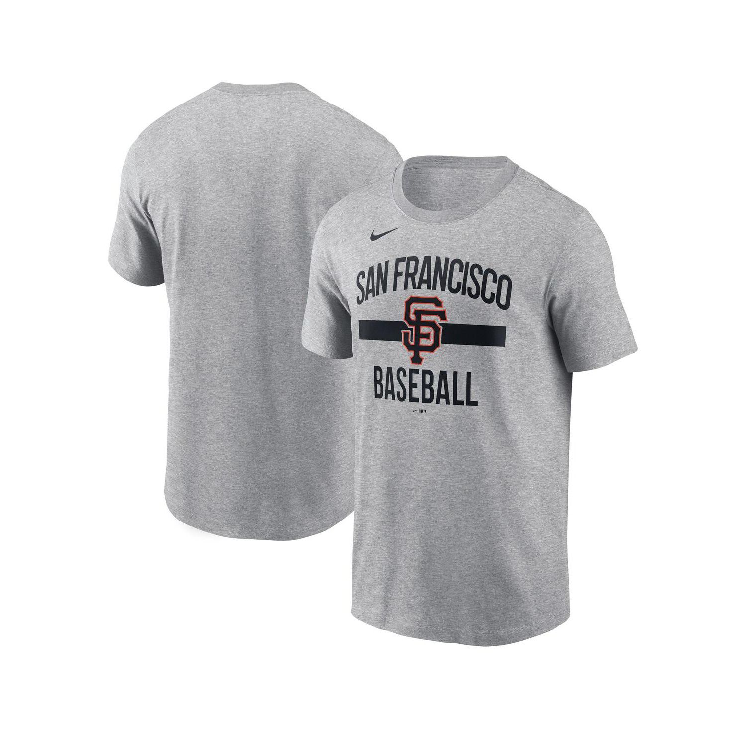 Men's Heather Gray San Francisco Giants Arched T-Shirt