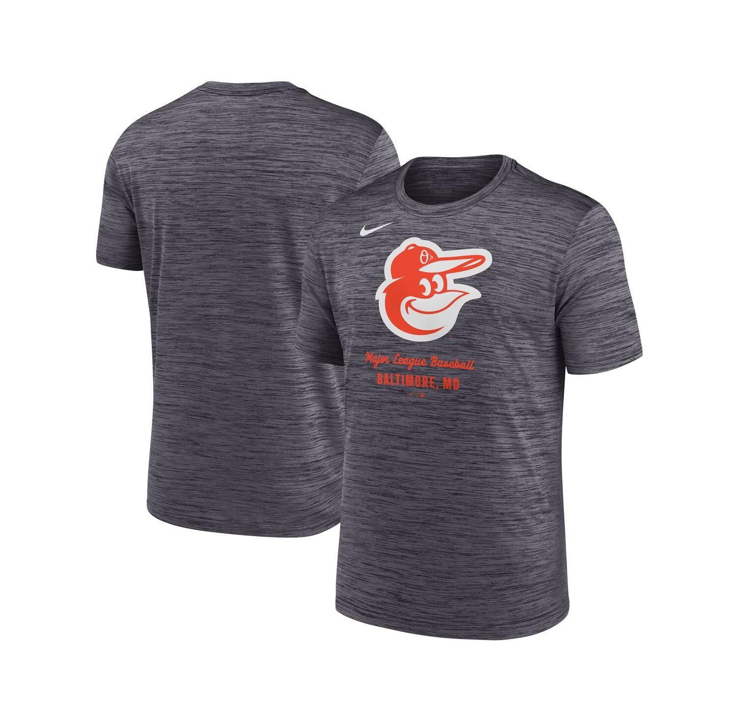 Men's Gray Baltimore Orioles Velocity Performance T-Shirt