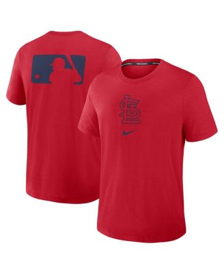 Nike - Men's Red St. Louis Cardinals Authentic Collection Early Work Tri-Blend Performance T-Shirt