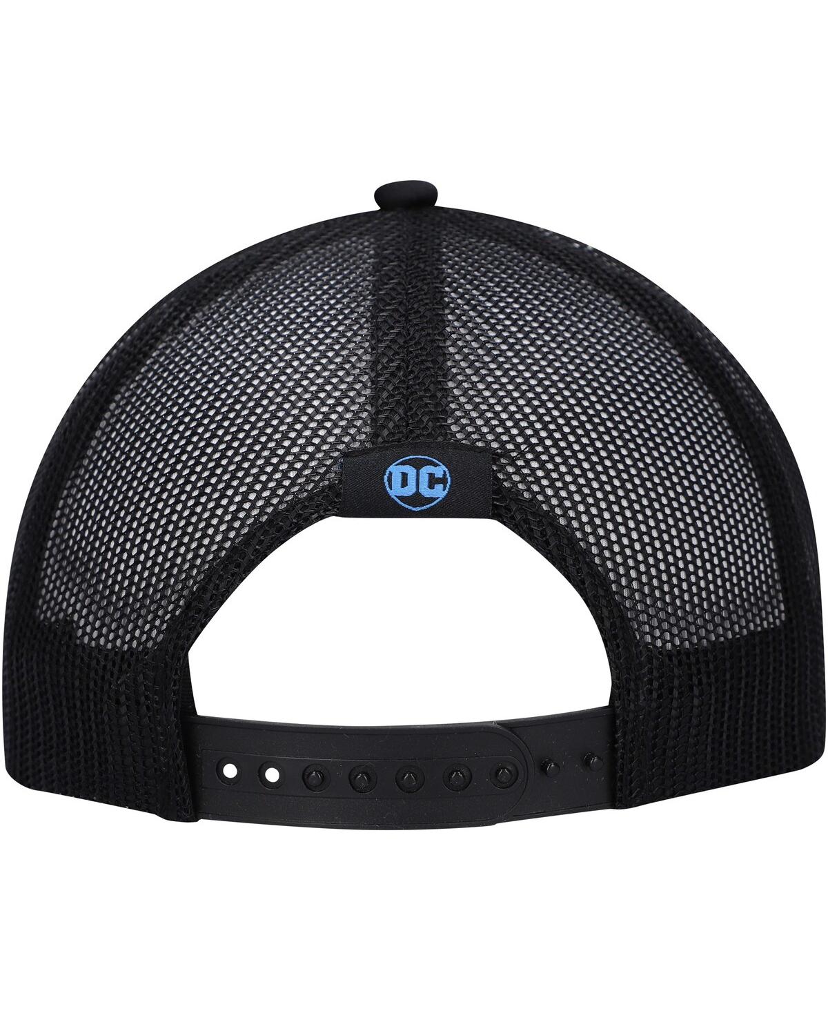 LIDS BIG BOYS AND GIRLS BLUE BATMAN FOAM TRUCKER ADJUSTABLE HAT 