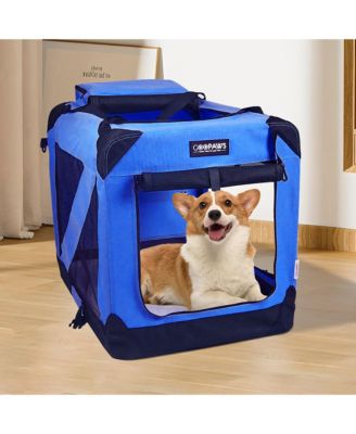 Soft Pet Crate: 30" - Blue