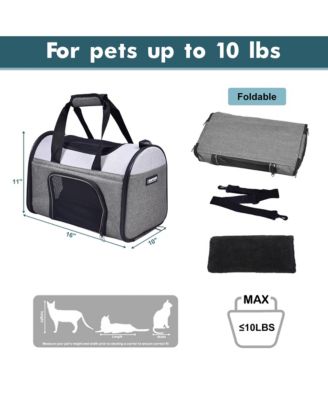 Sport Airline Pet Carrier: 16" - Smoke Grey