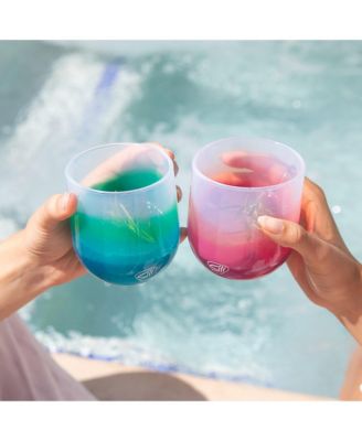 Stemless Wine Glasses 12oz: 4 pk - Hippie Hops