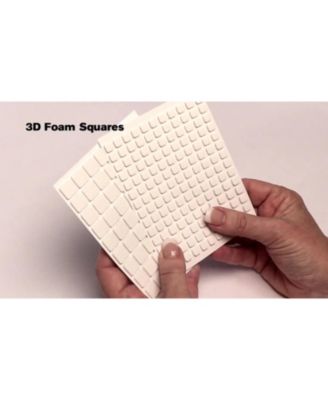 3D Foam Squares: 2mm Black Mix - 10 Pack