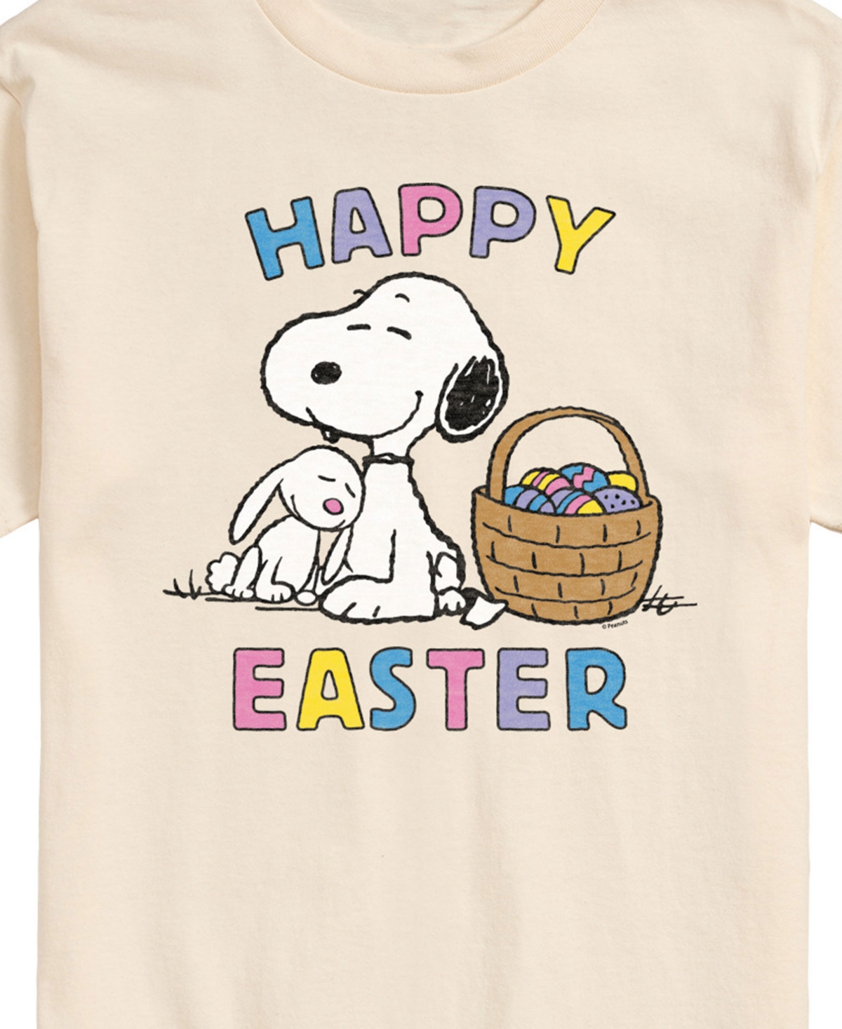 Airwaves Men's Peanuts Short Sleeve T-shirts In Beige,khaki