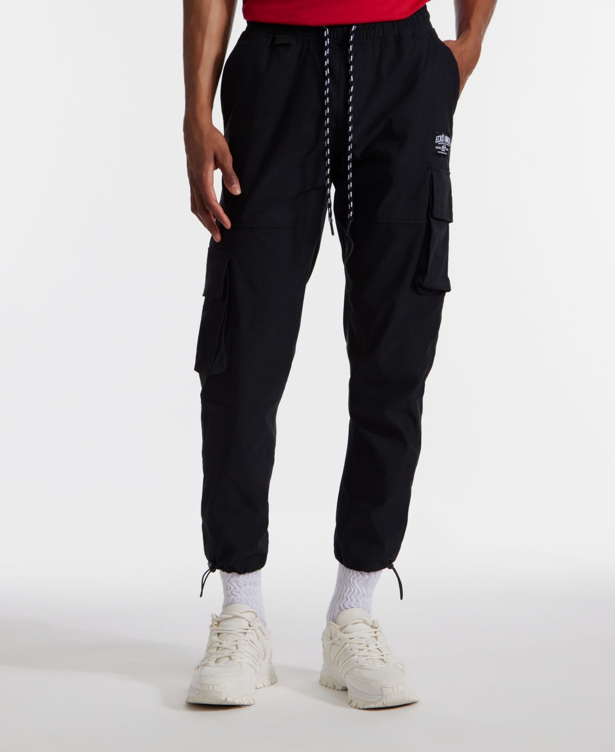 Men's Toggle Pouch Cargo Jogger Pants - Street camo