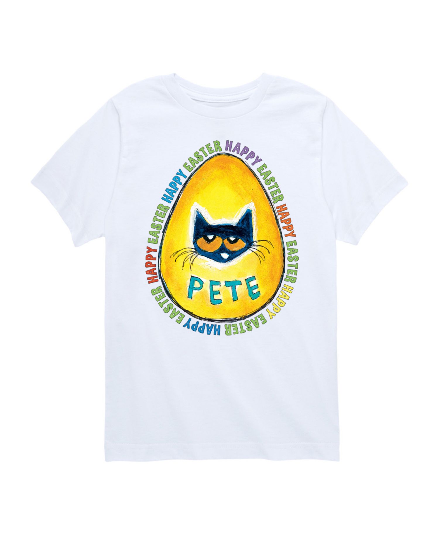 Toddler and Big Boys Easter Egg Graphic T-Shirt