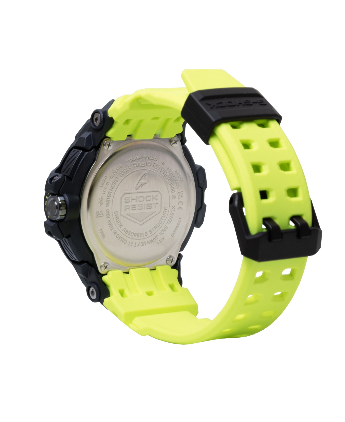 Shop G-shock Men's Japanese Quartz Yellow Resin Watch, 54.7mm