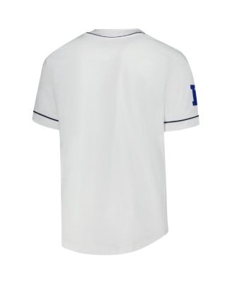 Men's White Chicago Bears Relay Full-Button Baseball Jersey