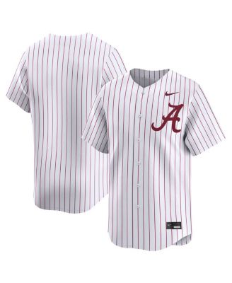 Nike - Men's White Alabama Crimson Tide College Limited Baseball Jersey