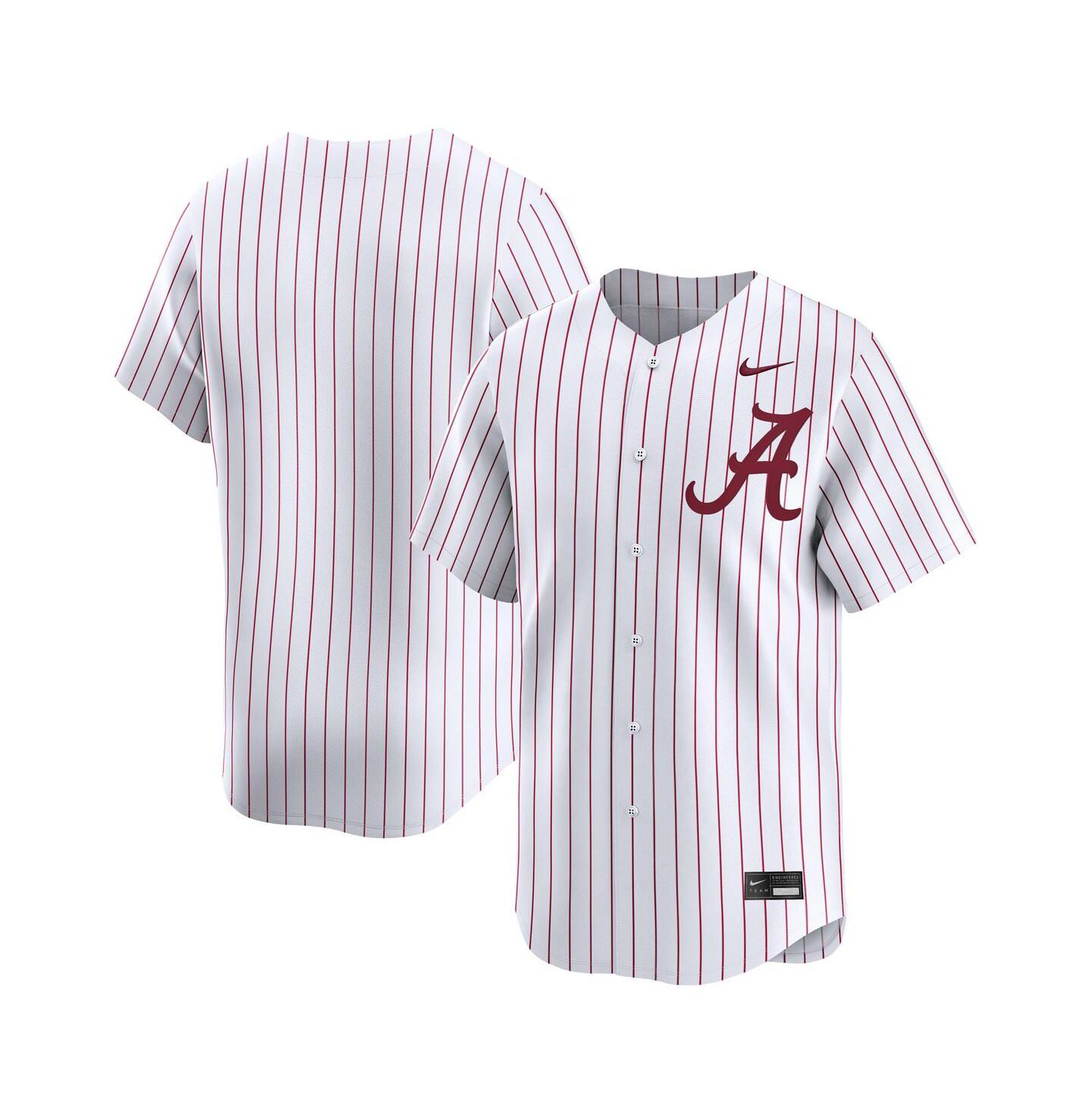 Мужской топ Nike White Alabama Crimson Tide College Limited Baseball Jersey — фото 1