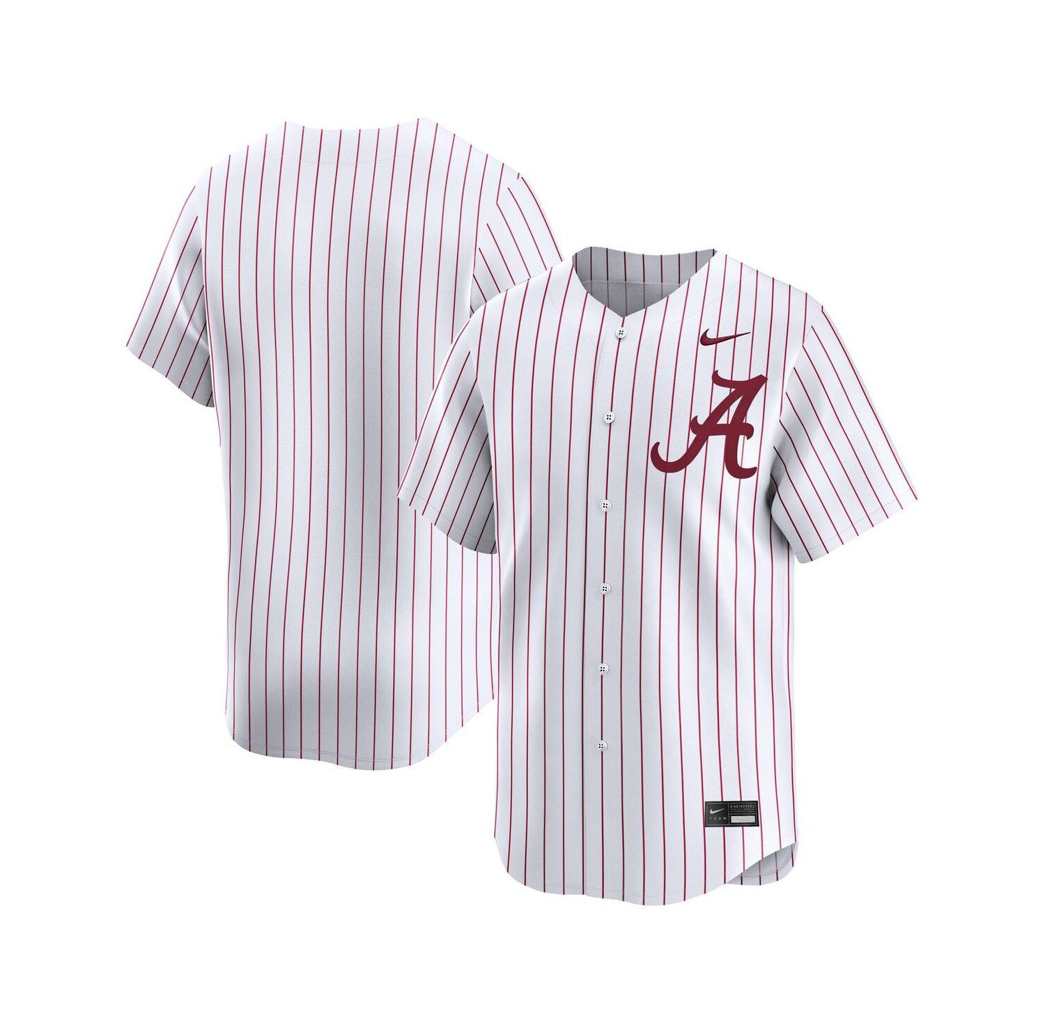 Men's White Alabama Crimson Tide College Limited Baseball Jersey