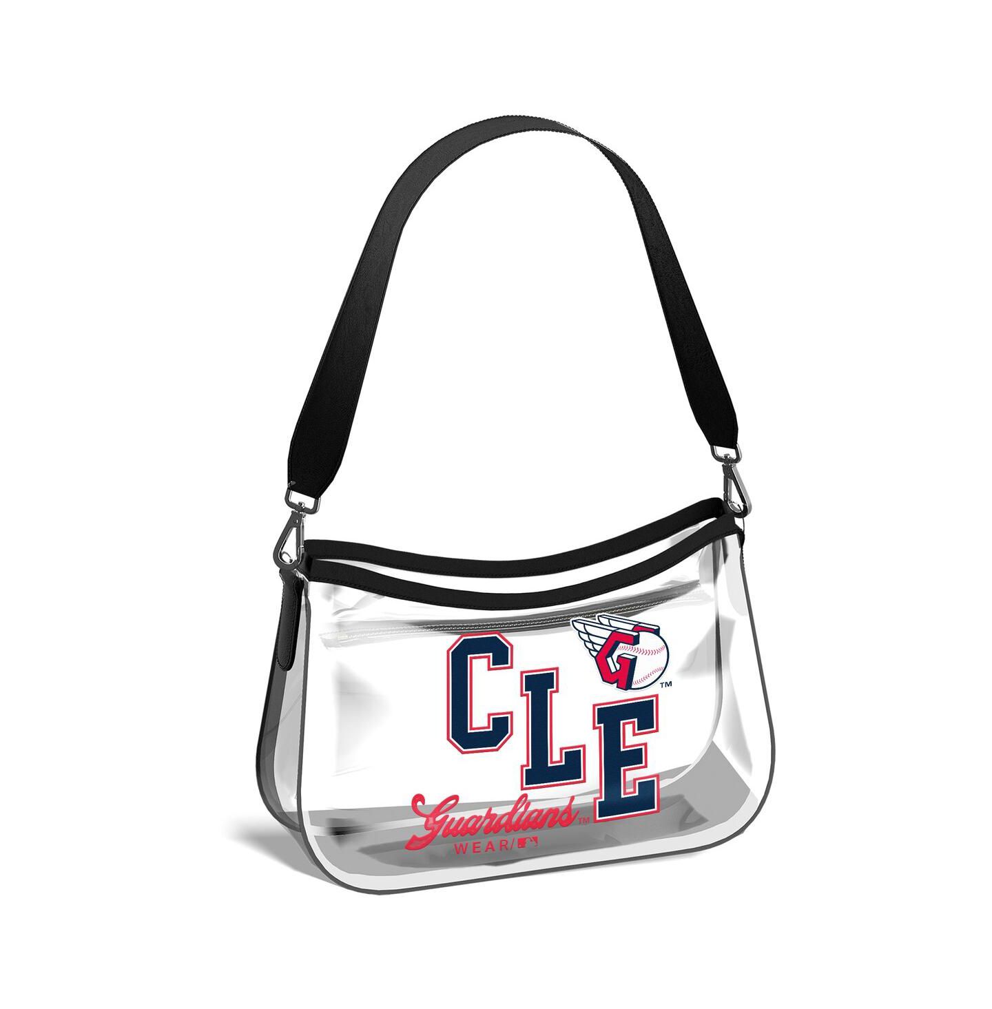Женская сумка WEAR by Erin Andrews Cleveland Guardians Clear Stadium Mini Purse — фото 5