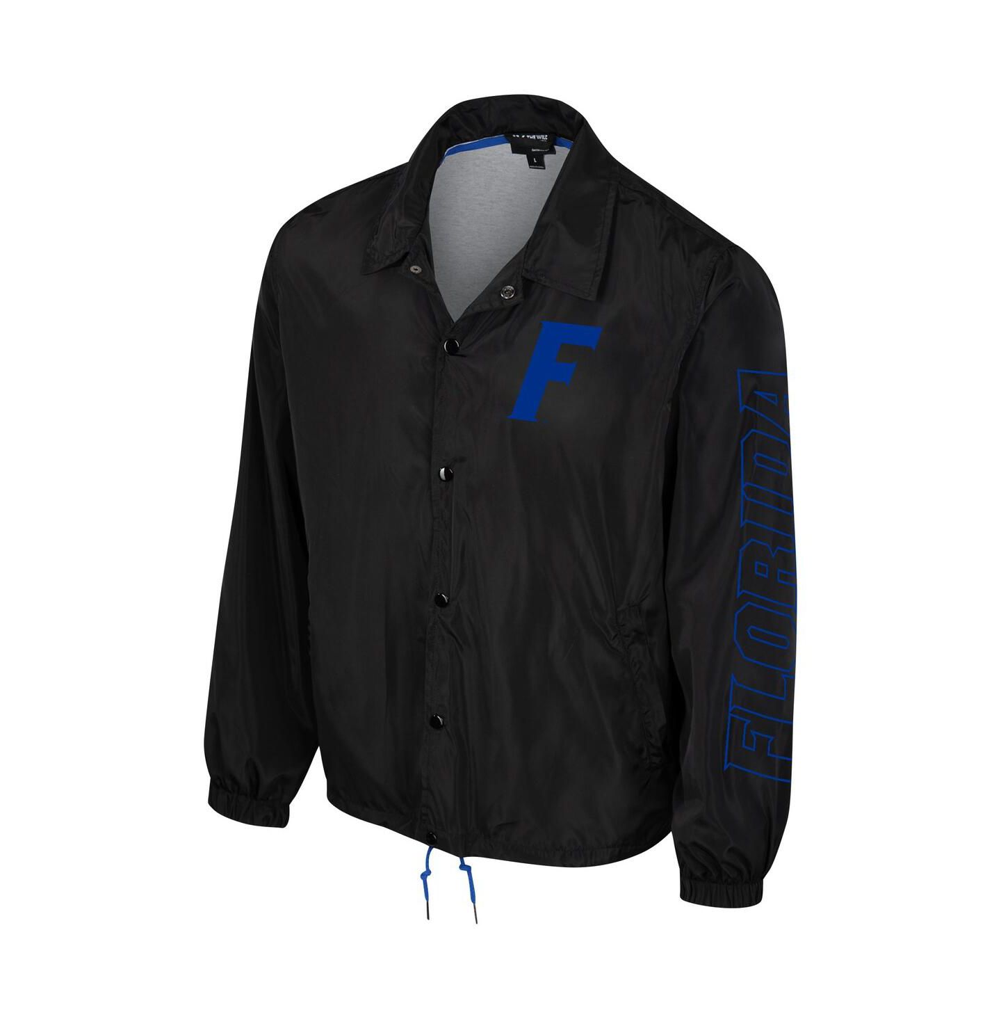 Куртка The Wild Collective Black Florida Gators Coaches Full-Snap — фото 3