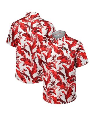 Tommy Bahama - Men's Red Kansas City Chiefs Sunnyvale Blooms Camp Button-Up Shirt