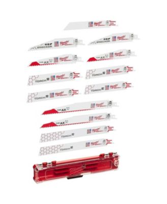 SAWZALL Demolition Wood and Metal Cutting Bi-Metal Reciprocating Blade - 12 Piece Set - 49-22-1129