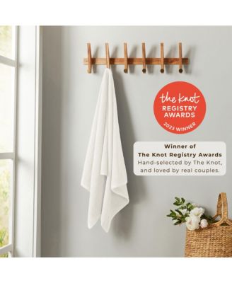 100% Cotton Textured 2-Piece Oversized Bath Sheet Set, 35” x 68”