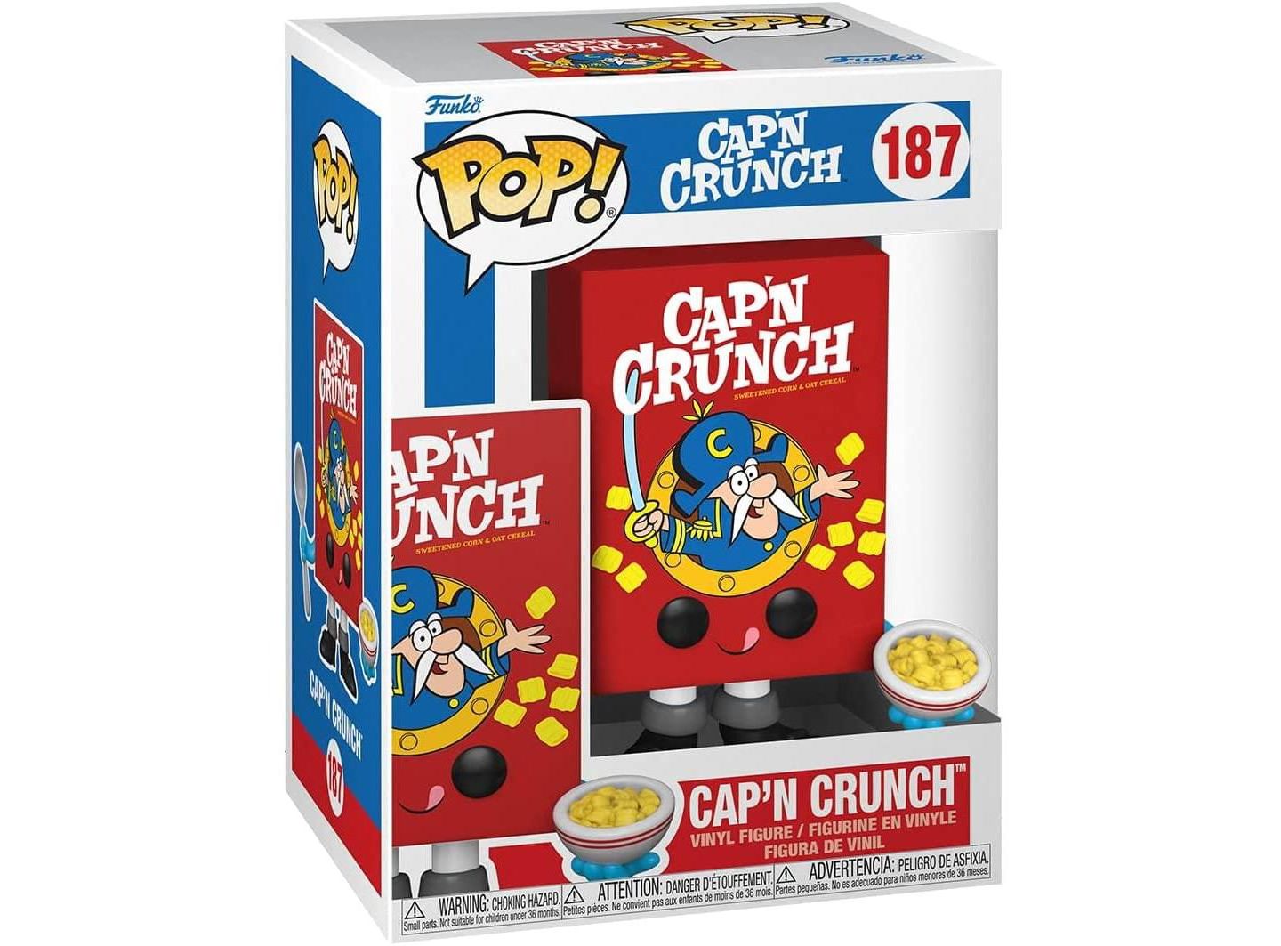 Детская фигурка Funko Pop! Cap'N Crunch Cereal Box 3.75" Vinyl Figure, Ages 3+ — фото 2
