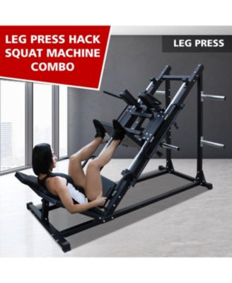Streamdale Professional Leg Press and Hack Squat Machine for Home Gym with Weight Storage