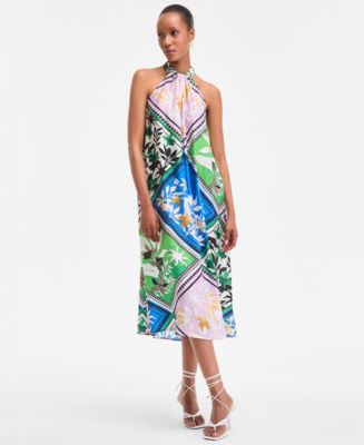 Marigold Watercolor Sleeveless Shift Dress