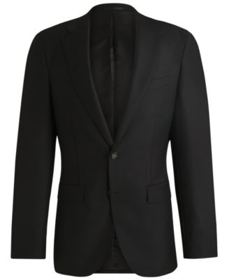 Men's Virgin Wool Slim-Fit Jacket