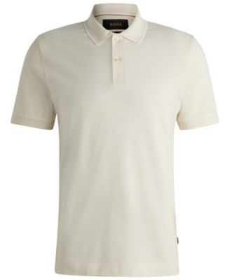 Men's Cotton-Silk Regular-Fit Polo Shirt