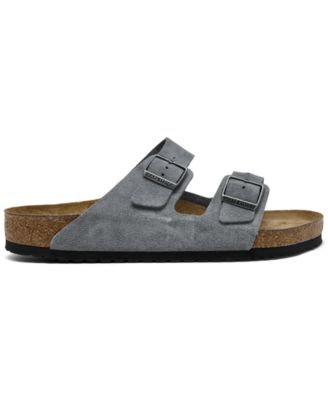 Men's Arizona Suede Leather Soft Footbed Casual Sandals from Finish Line
