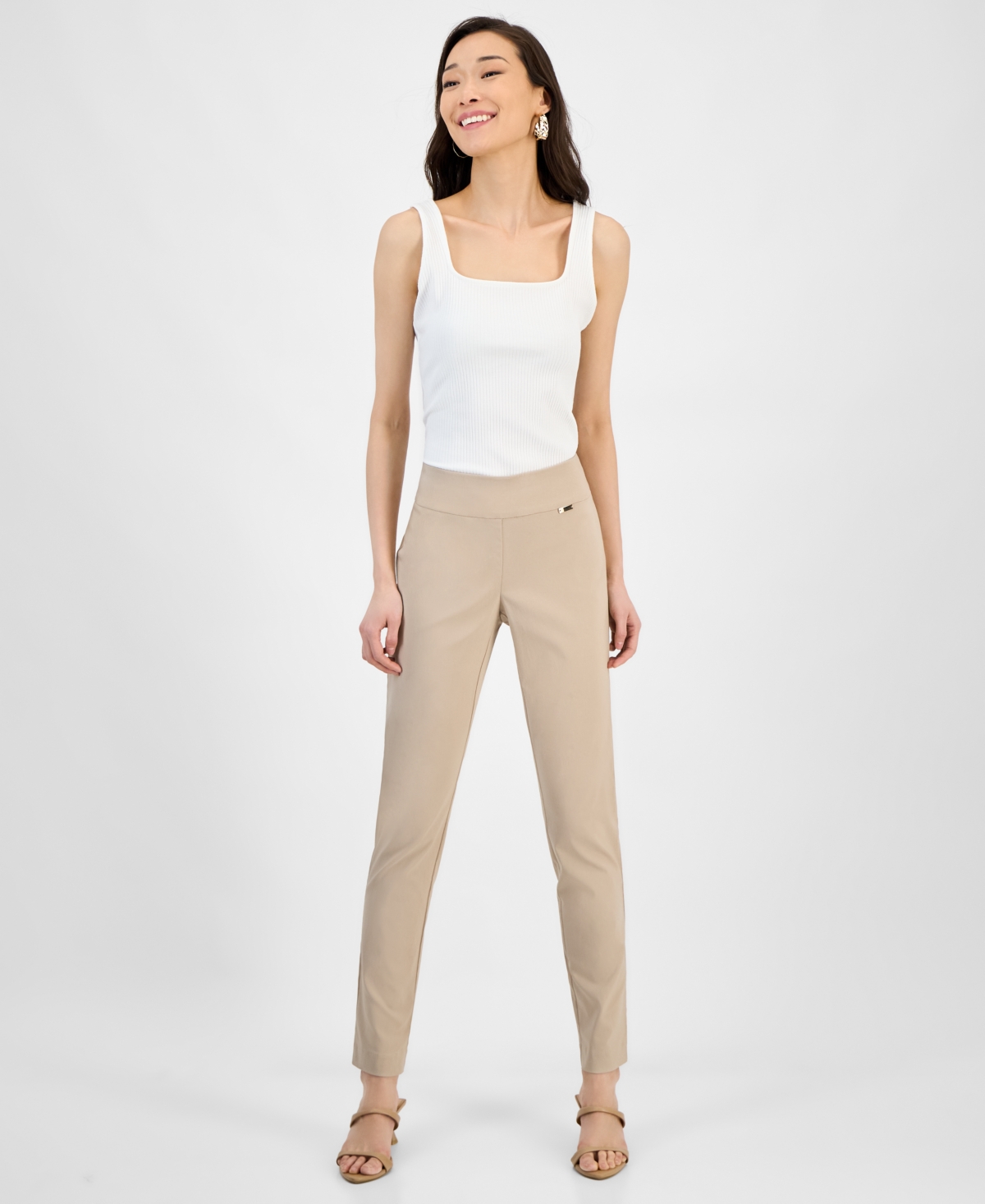 Inc International Concepts Women's Mid-rise Skinny Pants, Regular, Long & Short Lengths, Created For Macy's