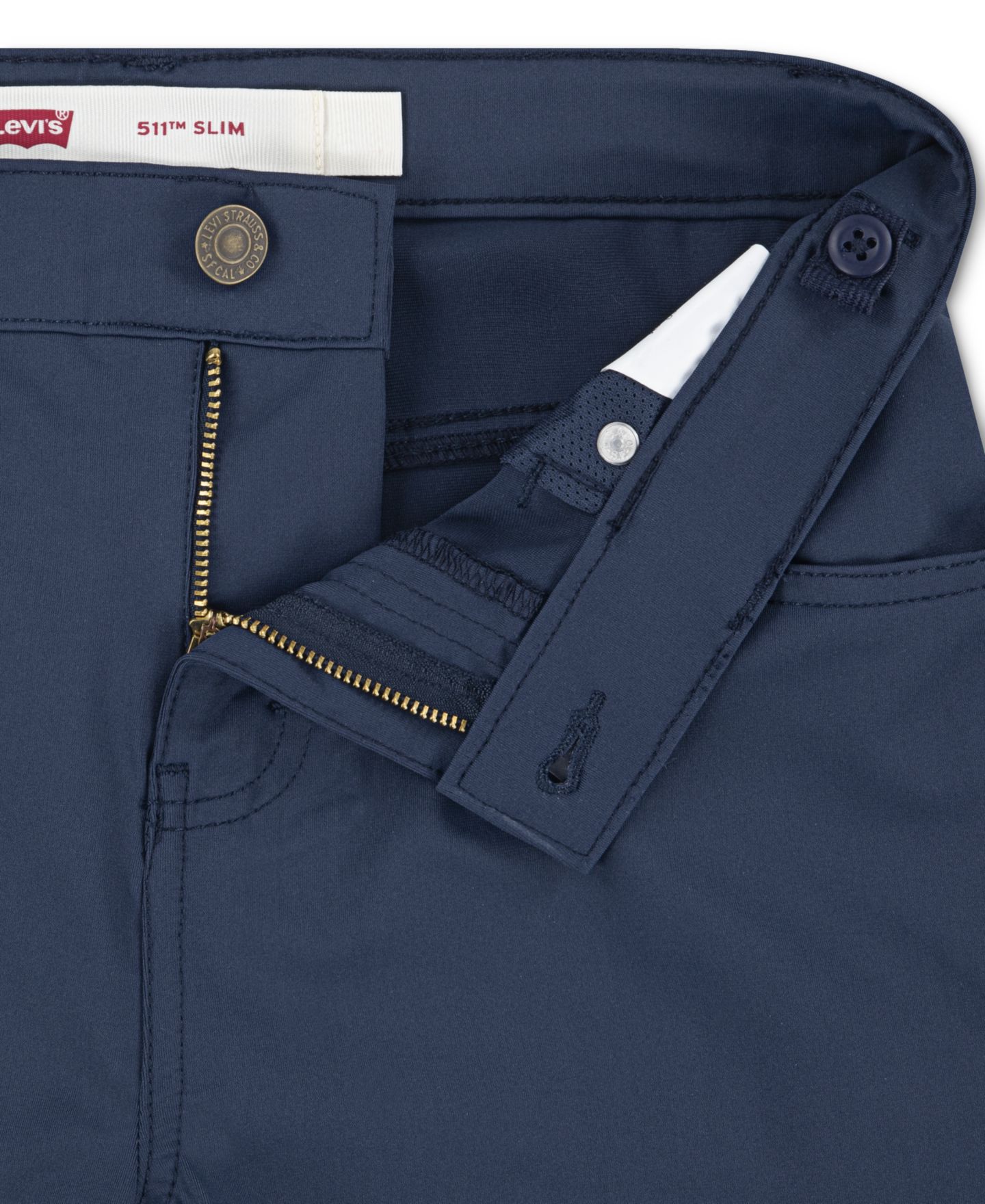 Шорты Levi's Slim-Fit Performance Stretch для мальчиков, цвет: Dress Blues — фото 3
